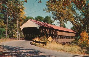 Old Covered Bridge in New Englane - Conway NH, New Hampshire