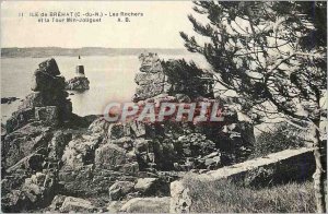 Postcard Old Island Brehat (C N) The Rocks and the Tower Min Joliguet