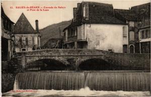 CPA SALIES-de-BÉARN - Cascade du Saleys et Pont de la Lune (450285)