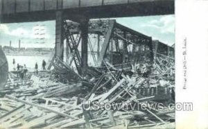 Bridge and Drift - St. Louis, Missouri MO Postcard