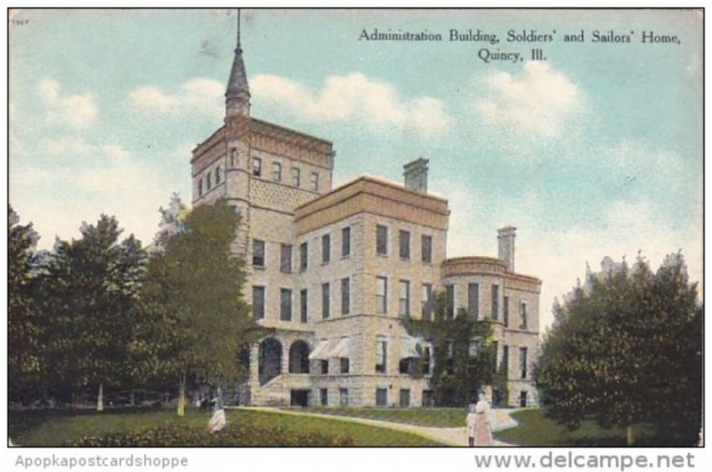 Illinois Quincy Administration Building Soldiers And Sailors Home