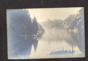 RPPC KONIGSEE GERMANY SALZBURG GERMAN VINTAGE REAL PHOTO POSTCARD