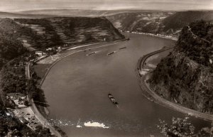 Der Loreley-Felsen Mit St Goarshausen,Germany BIN