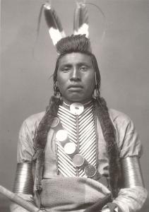 Chief White Bull, Crow Indian circa 1883 Western USA - Recent Print