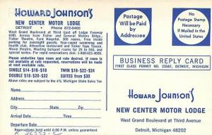 MI, Detroit, Michigan, Advertising, Howard Johnson's