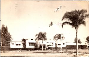 Real Photo Postcard Clearwater Yacht Club in Clearwater, Florida