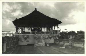 indonesia, BALI SEMARAPURA, Klungkung Palace Assembly Hall (1950s) RPPC Postcard