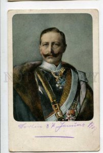 402357 GERMAN PROPAGANDA KAISER Wilhelm 1904 year postcard