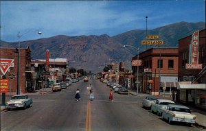 Tremonton Utah UT Main Street Scene Classic Cars Truck Vintage Postcard