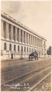 Washington DC House Office Bldg Street Scene Real Photo Postcard AA110733