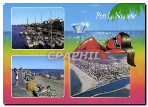 Modern Postcard Souvenir New Port