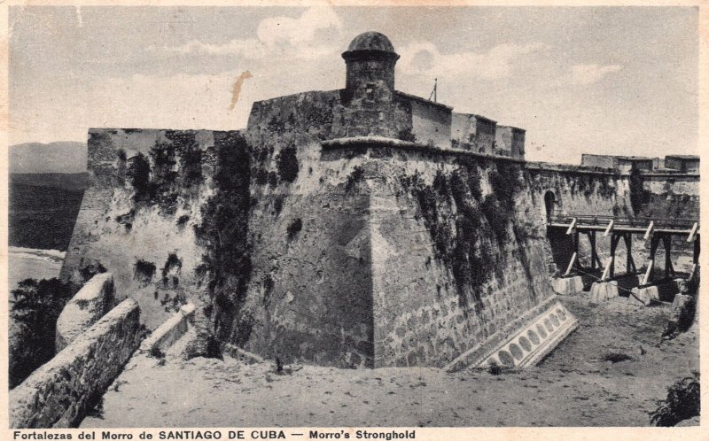 Vintage Postcard 1934 Fortaleza Del Morro De Santiago De Cuba Morro's Stronghold