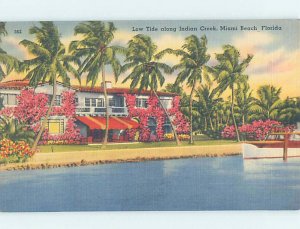 Pre-Chrome HOUSE SCENE Miami Beach Florida FL AH6872