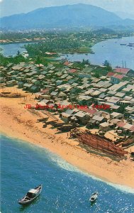 Vietnam, Nha Trang, Fishing Village, Aerial View, Roberts No SC10200