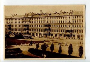 3100402 RUSSIA Moscow Big Hotel RED CROSS POSTMARK Old PC