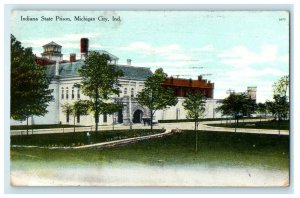 1909 Chicago IL. Indiana State Prison, Michigan City Indiana IN Postcard 