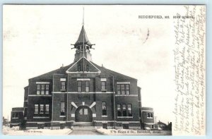 BIDDEFORD, Maine ME ~ HIGH SCHOOL York County  1906 Tuck Postcard