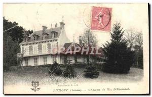 Old Postcard Dixmont Chateau De Miss D & # 39Eichthal