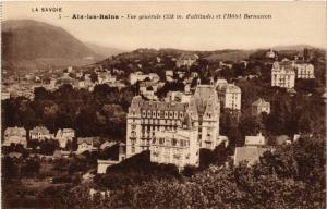 CPA AIX-les-BAINS - Vue générale et l'Hotel Bernascon (352118)