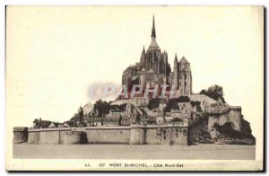 Old Postcard Mont St Michel North East coast