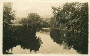 C-1910 Otter Creek Pittsford Vermont #25 RPPC Photo Postcard 20-6580