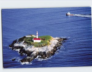 Postcard Aerial View Carter's Light Lockport Nova Scotia Canada