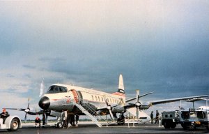 Continental Airlines ViscountAt Stapleton International Airport Denver