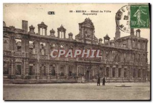 Postcard Reims Old Town Hotel Mayoralty