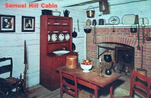 VINTAGE POSTCARD SAMUEL HILL CABIN NEW SALEM STATE PARK ILLINOIS