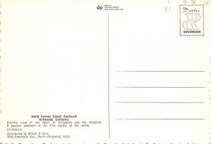 World Famous Sunset Boulevard , Hollywood, California  