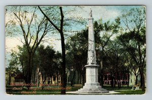 Ottawa IL-Illinois, Washington's Park Vintage Postcard 