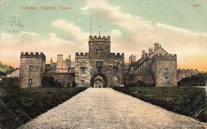 HOGHTON TOWER LANCASHIRE ENGLAND-GATEWAY~1907 J W MARSDEN TINTED PHOTO POSTCARD