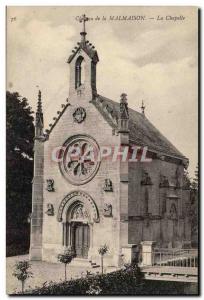 Old Postcard Chateau de Malmaison The chapel