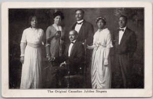 The Original Canadian Jubilee Singers from Hamilton Ontario area Postcard H63