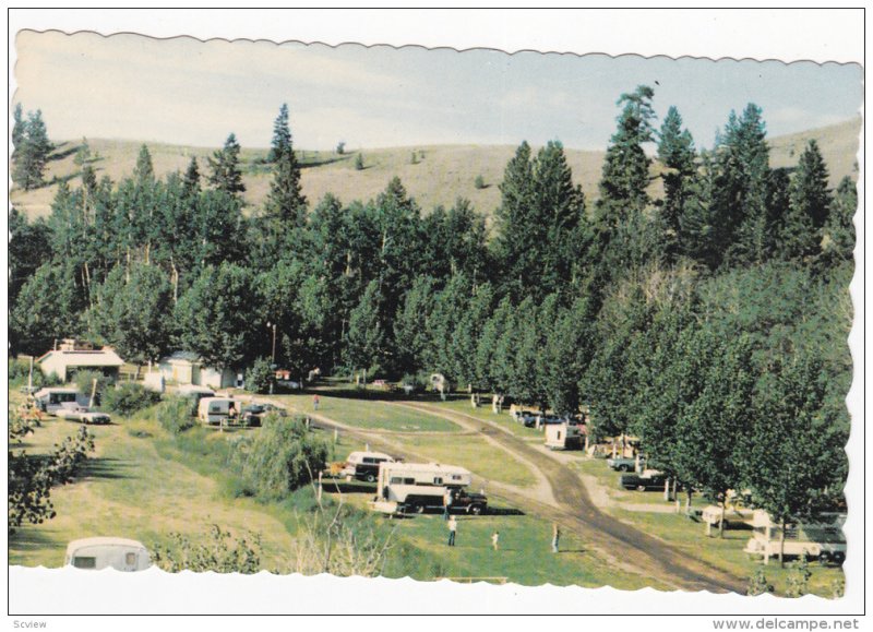 Camping on Peterson Creek, KNUTSFORD, British Columbia, Canada, 40-60's