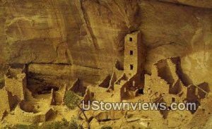 Square Tower House - Mesa Verde National Park, Colorado CO