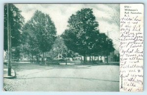 PAWTUCKET, Rhode Island RI ~ WILKINSON'S PARK 1908 Postcard