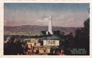 California San Francisco Coit Memorial Tower Telegraph Hill