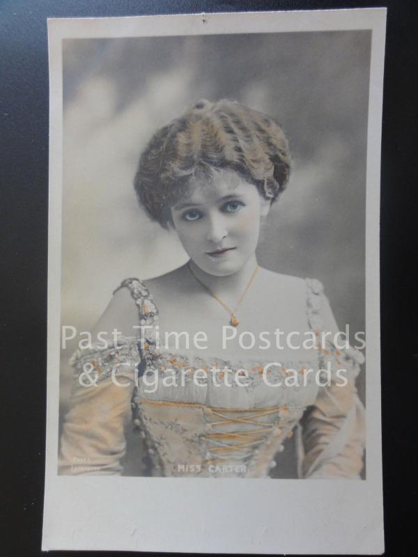 Actress Portrait: MISS CARTER Old RP Photo Lafayette - Pub by C.W.Faulkner & Co