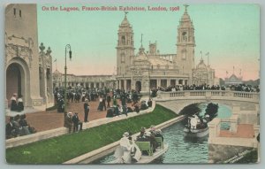 London~Franco British Exhibition~Worlds Fair~On the Lagoon~Postcard~1908