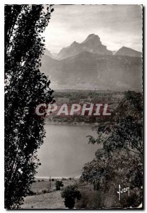 Postcard Modern Corps Isere Lake dam and Obiou