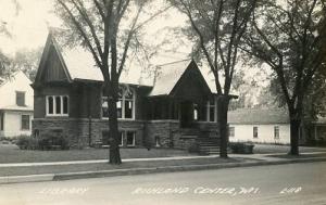WI - Richland Center, Library  RPPC