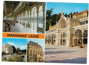 Czechoslovakia 1980 Unused Postcard Marienbad Marianske Lazne Spa Town Architect