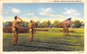 Review, Jefferson Barracks, Missouri World War II, WW II Military 1942 Missin...