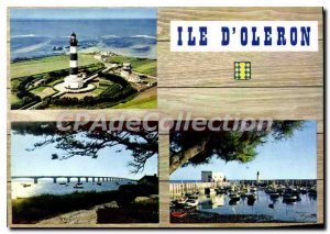 Postcard Modern Ile D'Oleron Le Phare De Chassiron Oleron Viaduct Continent c...