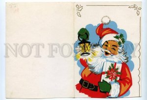 141946 SANTA CLAUS w/ Light Old Colorful PC