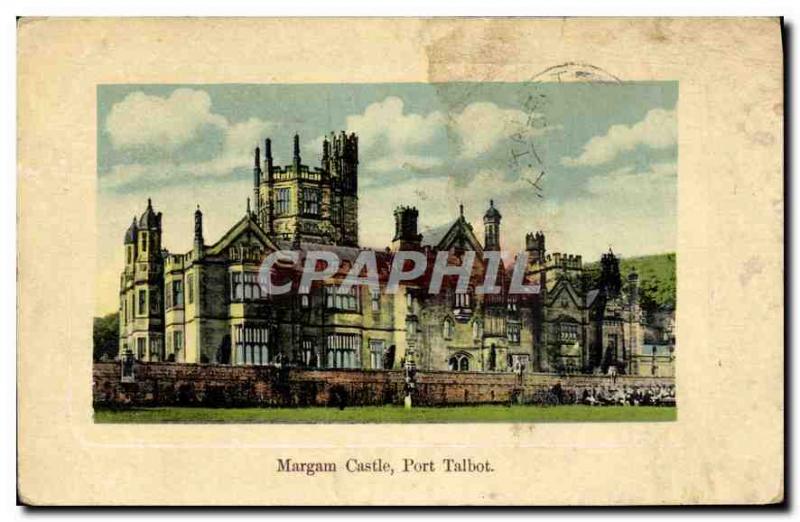 Postcard Old Castle Margam Port Talbot