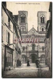 Old Postcard Chatellerault Eglise Saint Jacques