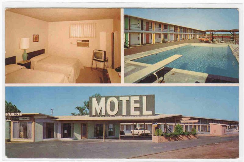 Safari Motel Highway 99 Chowchilla California postcard