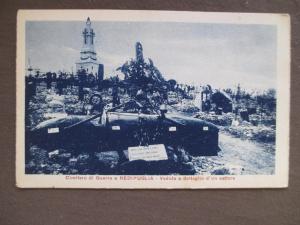 Vintage  Italy Photo Postcard - War Cemetery  (UU36)